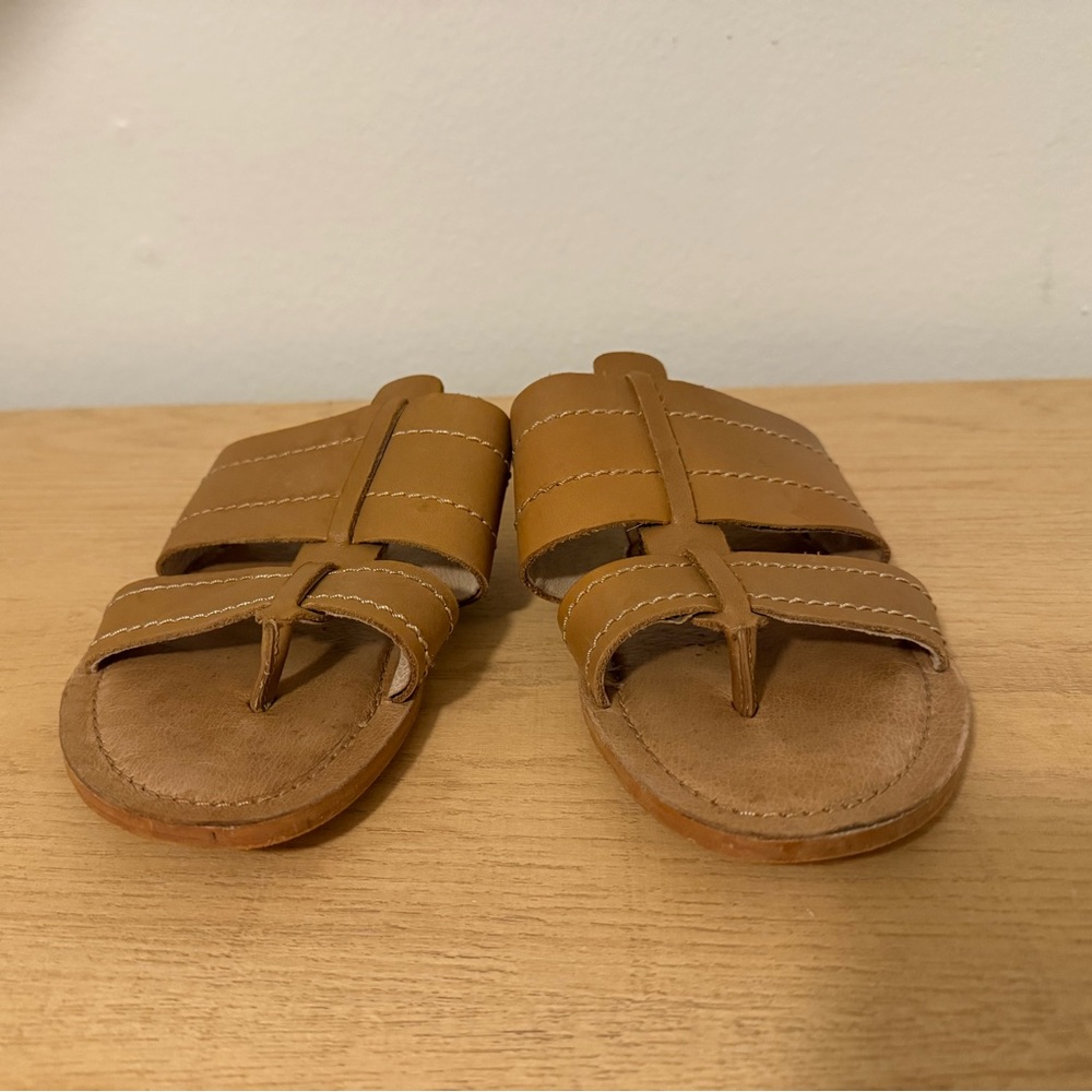 Caslon Tan Leather Sandals